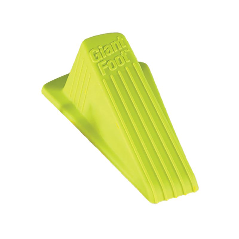 Giant Yellow-Green Industrial Doorstop